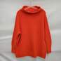 Free People WM's Ottoman Slouchy Orange Tunic Sweater Size X/P image number 1