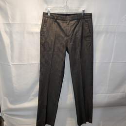 Armani Exchange Pinstripe Cotton Dress Pants Size 30 Long