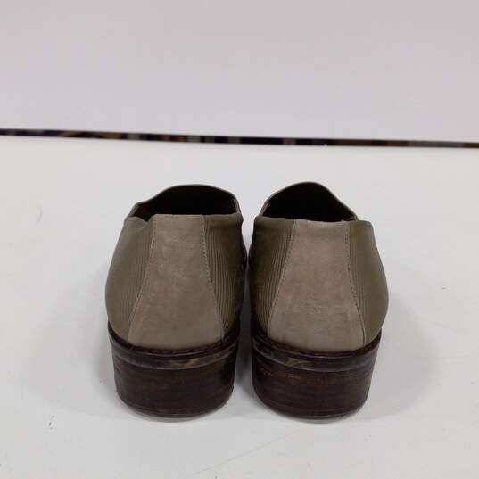 Donald j Pliner Beige Leather Loafers Women's Size 9.5M image number 4