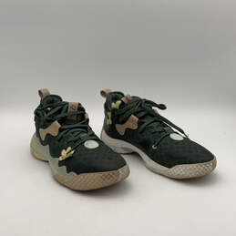 Mens Harden Vol. 6 GW9032 Green Beige Lace-Up Sneaker Shoes Size 10.5