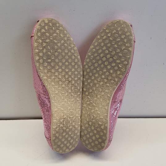 Toms Glitter Slip On Shoes Pink 9.5 image number 5