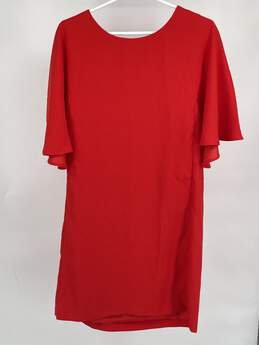The Limited Womens Red Back Keyhole Shift Dress Size Medium T-0557576-I
