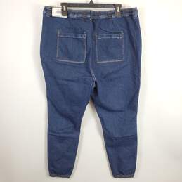 Gemma Rae Women Blue Joggers Jeans Sz 20W NWT alternative image