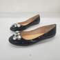Kate Spade Women's Black Patent Leather Crystal Accent Ballet Flats Size 6.5M image number 1