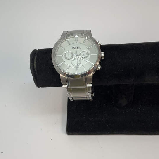 Designer Fossil FS-4359 Stainless Steel Round Chronograph Analog Wristwatch image number 1