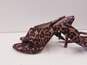 Jessica Simpson Jestella Ankle Wrap Leopard Print Sandal Pump Heels Shoes Size 6.5 M image number 3