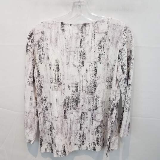 Eileen Fisher Long Sleeve Pullover Shirt Top Women's Size XS/TP image number 2