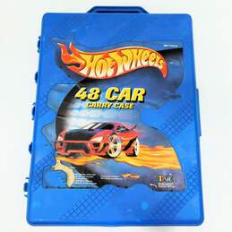 Vintage Hot Wheels Carry Case w/ 48 Diecast Cars