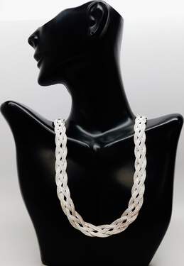 Milor 950 Herringbone Weave Chain Necklace 21.9g