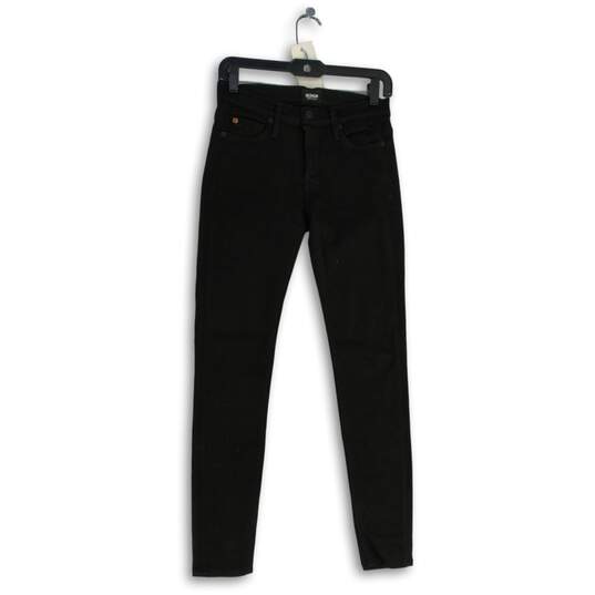 Hudson Womens Black Denim 5-Pocket Design Skinny Leg Jeans Size 25 image number 1
