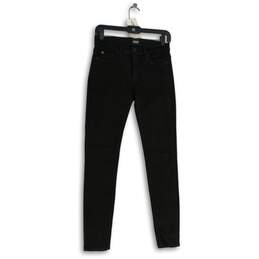 Hudson Womens Black Denim 5-Pocket Design Skinny Leg Jeans Size 25