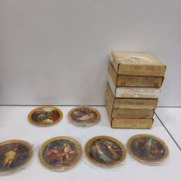 Bundle of 6 Danbury Mints Ten Commandment Plates In Box