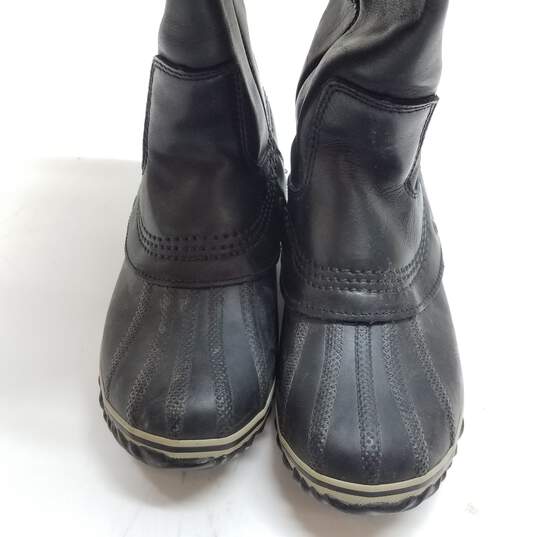 Sorel  Women's Tall Black Riding Boots Size 6 image number 3