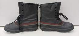 Sorel Men's Black Rubber and Canvas Snow Boots Size 10 alternative image