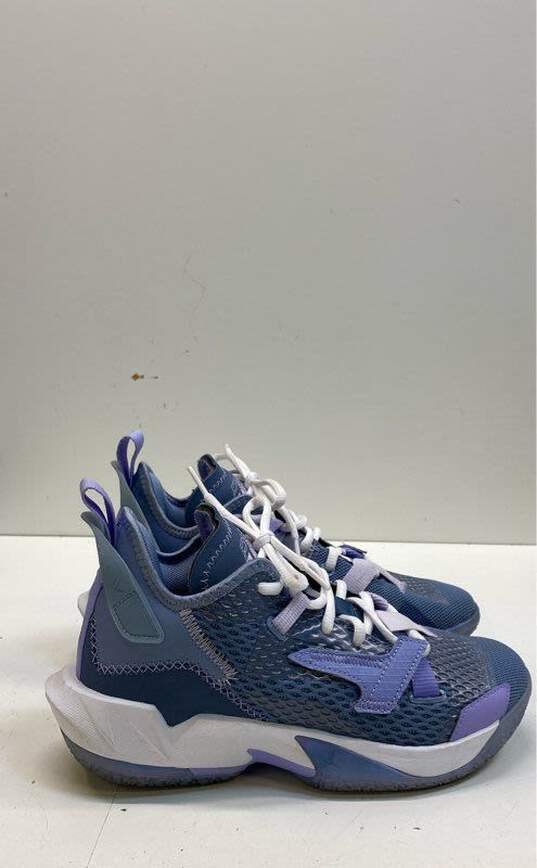 Jordan Why Not Zer0.4 GS KB3 Purple Sneaker Athletic Shoe Teens 6.5 image number 3