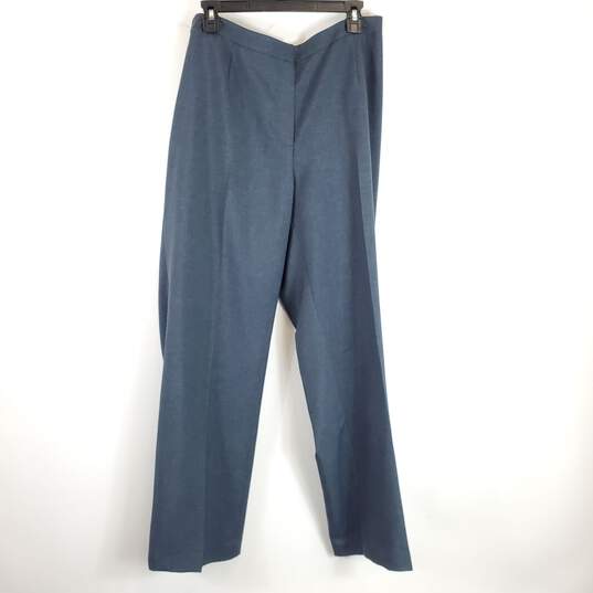 Le Suit Women Navy Blue Pants Suit 2Pc Set Sz 14W NWT image number 8