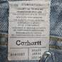 Men's Carhartt Blue Denim Jeans 38X34 image number 4