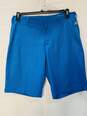 Men's Royal Blue Adidas Shorts Size: 34 image number 3