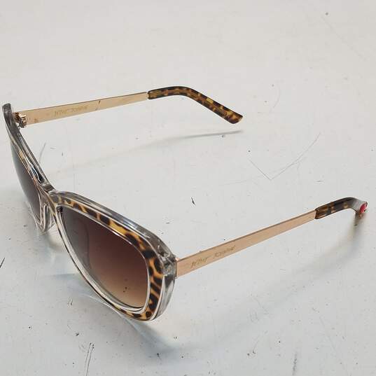Betsey Johnson Brown Butterfly Gradient Sunglasses image number 3