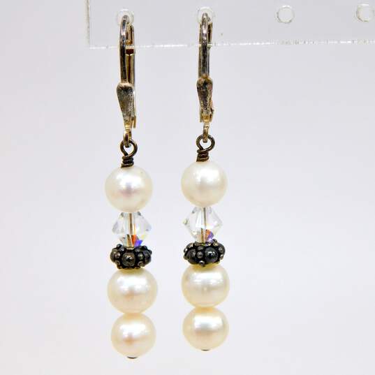 925 & Mixed Metals Pearl, Faux Pearl & Aurora Borealis Beaded Jewelry image number 3