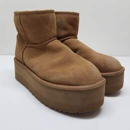 Ugg Women's Classic Ultra Mini Platform Boots Brown Chestnut Size 9