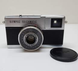Vintage Olympus Quickmatic EES 36mm Film Camera For Parts/Repair AS-IS