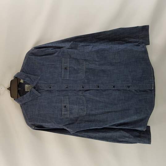 Dockers Button Up M Blue image number 1