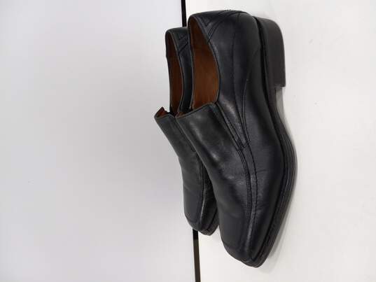 Men's Black Leather Loafers Size10 M image number 2