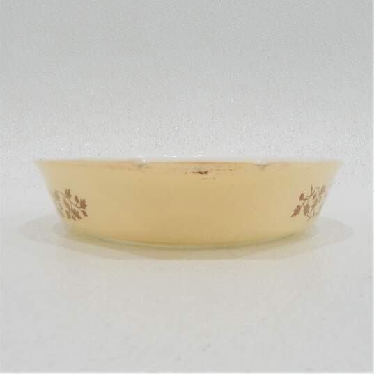 Vintage Pyrex Golden Acorn 1.5 Qt. Divided Casserole Dish No Lid image number 7