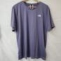 The North Face Flash Dry Base Layer Short Sleeves Purple Shirt Men's L image number 1