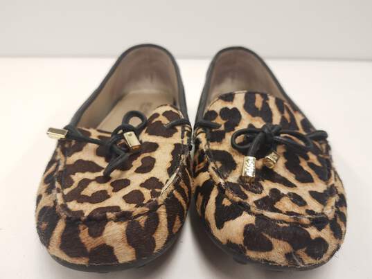 Michael Kors Women's Faux Cheetah Skin Slip on Loafers Sz. 7.5 image number 4