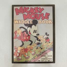 1992 Disney Mickey Mouse Waddle Book with Cutouts alternative image