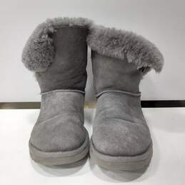Ugg Bailey Button Women's Grey Boots Size W7