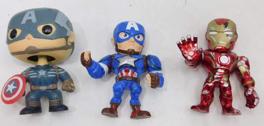 Marvel DC Comics Iron Man Captain America Superman Die Cast Funko Vinyl Figures image number 3