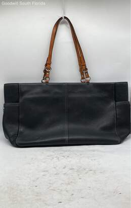 Coach Womens Large Black Brown Handbag alternative image