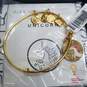 NIB Alex & Ani Gold Tone Enamel Unicorn Charm Bangle Bracelet Bundle 2pcs W/Box 23.2g image number 5