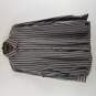 Tommy Bahama Men Grey Striped Button Up L image number 1