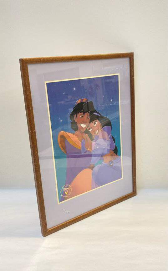 Aladdin Disney Store 1993 Lithograph Print 1993 Matted & Framed image number 2