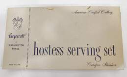Vintage Forgecraft Washington Forge Stainless Hostess Serving Set