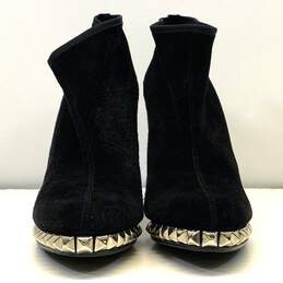 Stuart Weitzman Suede Sock Em Up Heel Boots Black 6.5 alternative image