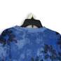 NWT Nic+Zoe Womens Blue Floral Horizon Petal Long Sleeve Pullover Sweater Size M image number 4