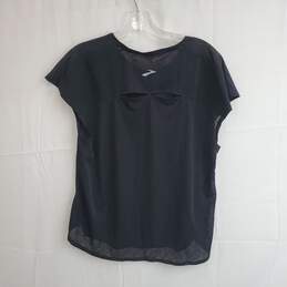 Brooks Black Mirage Sleeveless Shirt NWT Women's Size M alternative image