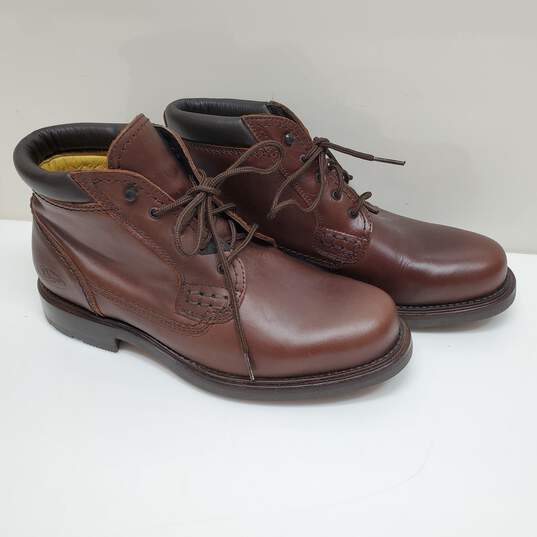 Havana Joe Brown Leather Ankle Boots image number 1