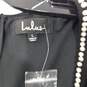 Women's Black LuLu Dress w/ Beaded Neck Size L image number 3