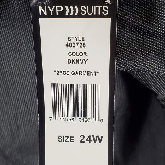 NYP Suits Women Black Blazer Sz 24W NWT image number 5