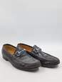 Authentic Gucci 1953 Brown Striped Loafer M 8D image number 3