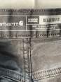 Carhartt Mens Gray Relaxed Fit Size 33/32 image number 3