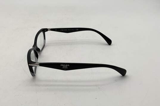 Prada black Clear Gradient Cat Eye Eyeglasses VPR 15P ZYY-101 W/ Case image number 5