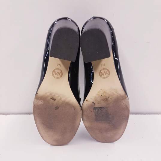 Michael Kors Patent Leather Buchanan Loafer Pumps Black 7 image number 6