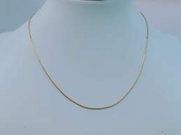 14K Yellow Gold Snake Chain Necklace 3.2g